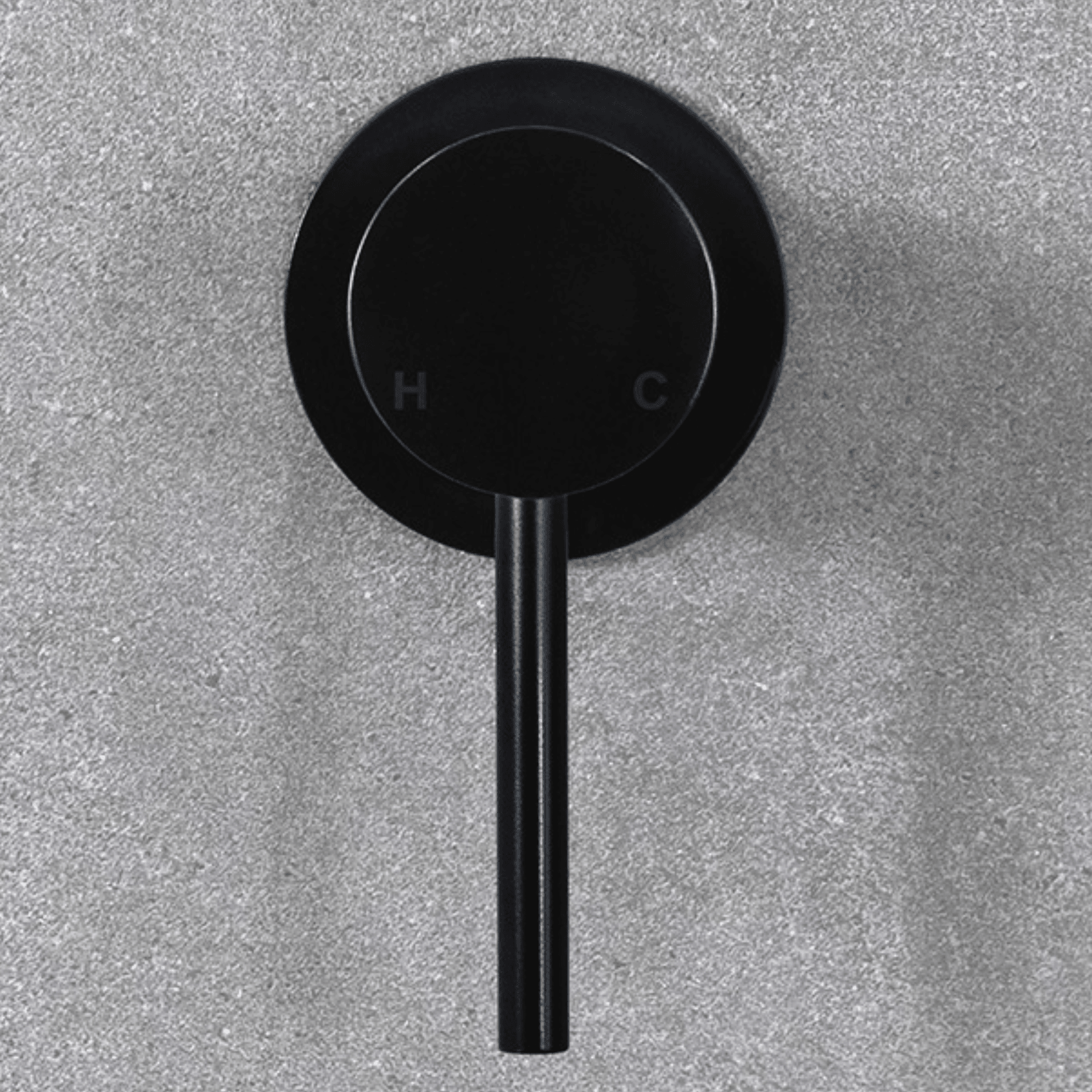Mira Matte Black Wall Mixer gallery detail image