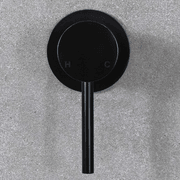 Mira Matte Black Wall Mixer gallery detail image