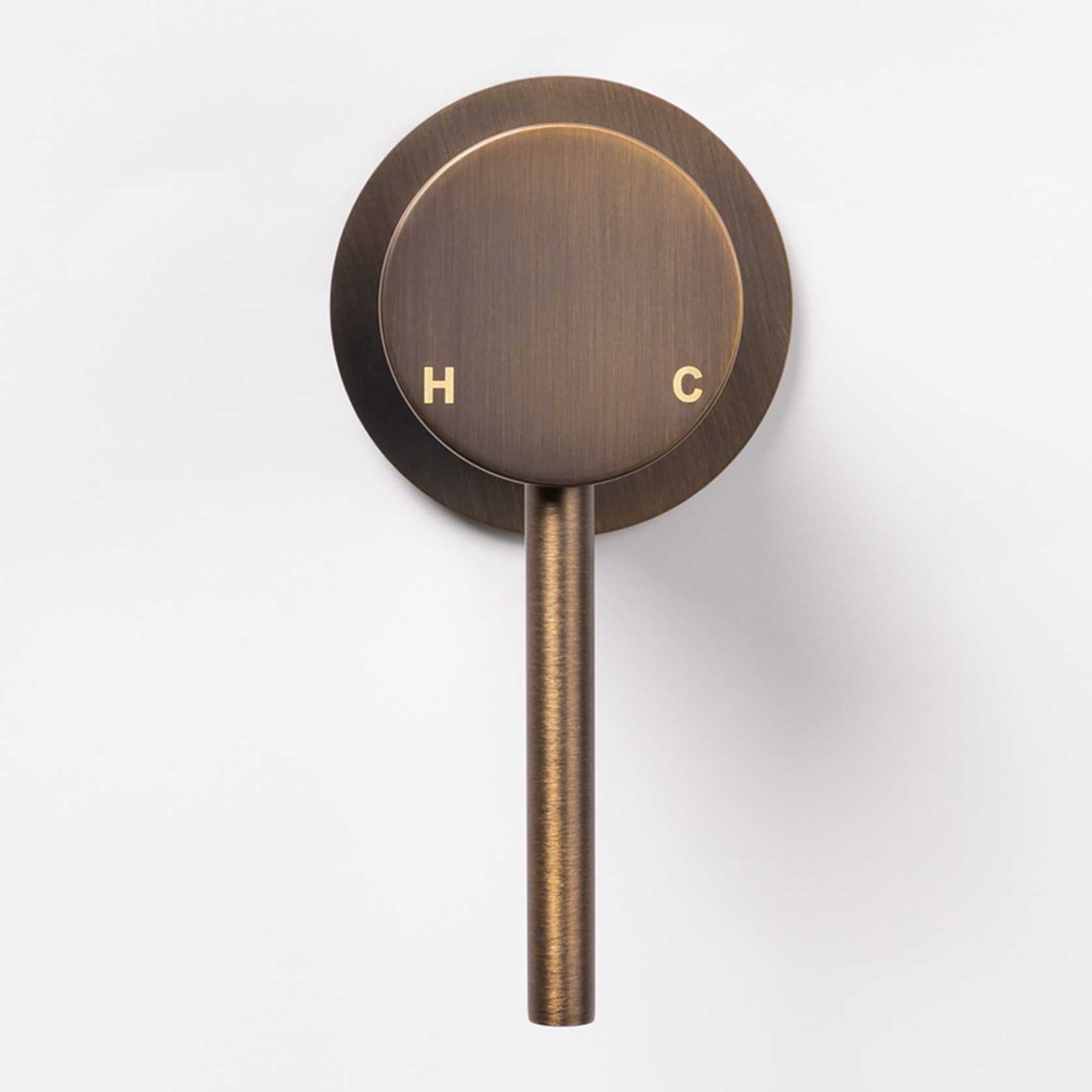 Mira Vintage Antique Brass Wall Mixer gallery detail image