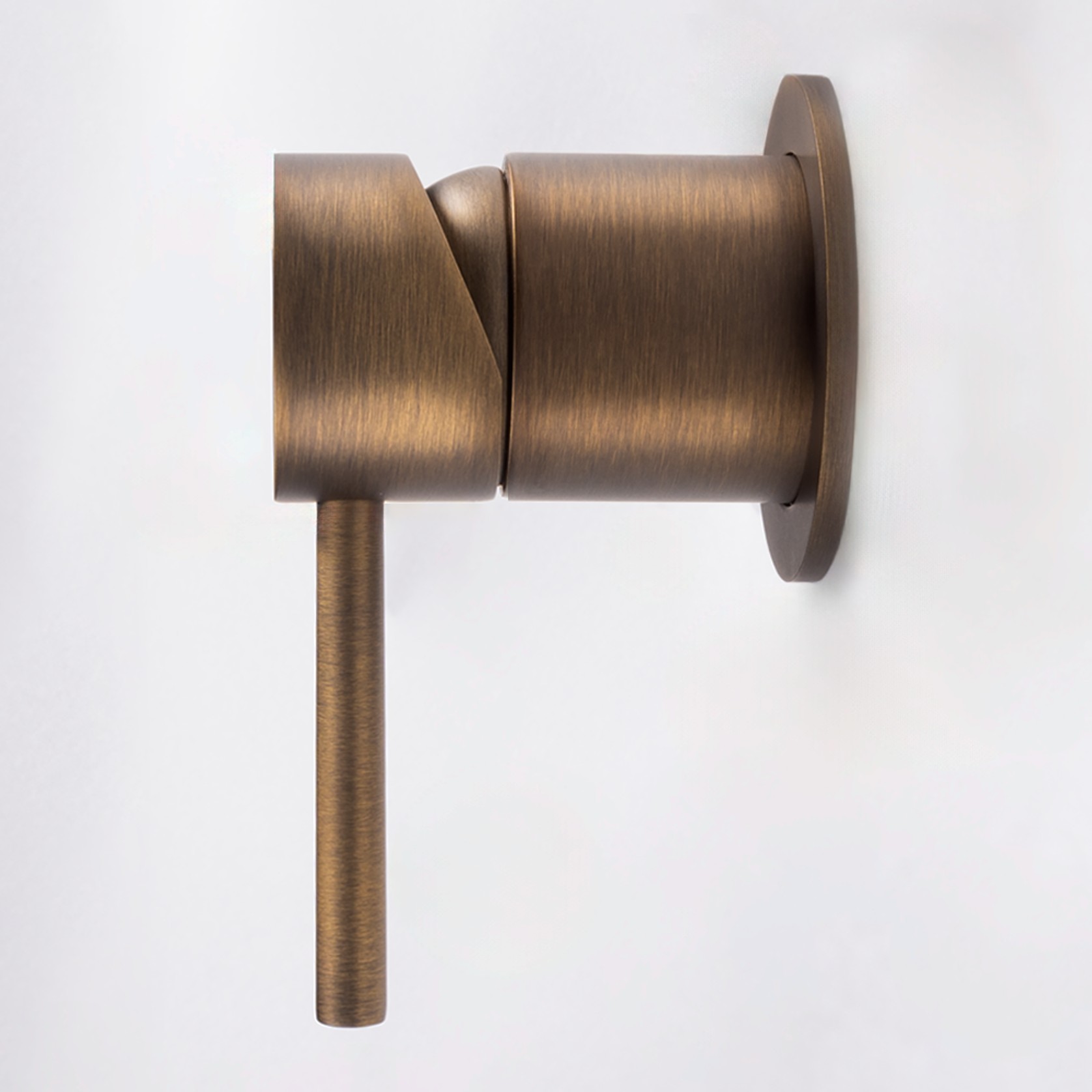 Mira Vintage Antique Brass Wall Mixer gallery detail image