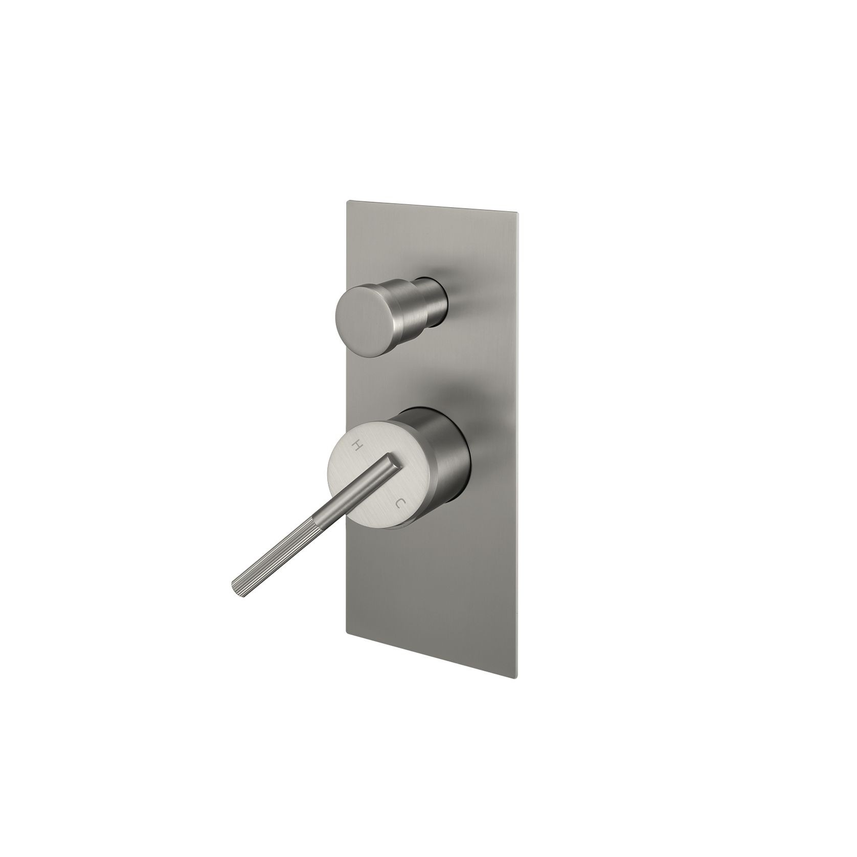 Caddence Wall Mixer with Diverter Brushed Nickel gallery detail image