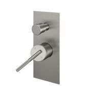 Caddence Wall Mixer with Diverter Brushed Nickel gallery detail image