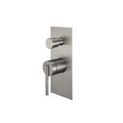 Caddence Wall Mixer with Diverter Brushed Nickel gallery detail image