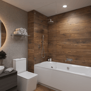 Mira Brushed Nickel Wall Mixer with divertor gallery detail image