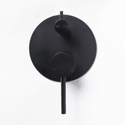 Mira Matte Black Wall Mixer Divertor Plate gallery detail image