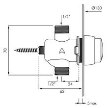 Delabie Temposoft 2 Shower Valve gallery detail image