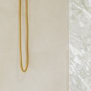 Lucid Pin Wall Mixer with Diverter Brushed Brass gallery detail image