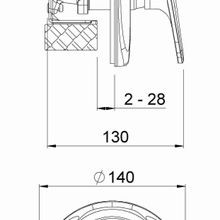 Futura Shower Mixer with Fastflow II gallery detail image