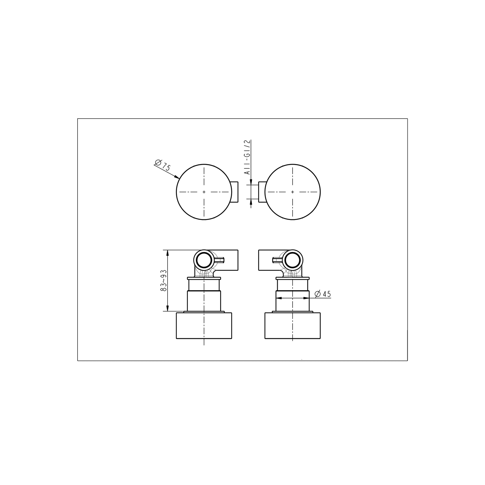 Dial Concealed Shower Mixer Ash Textured Wood gallery detail image