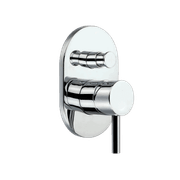 Elisa Oval Shower Divert Mixer Chrome gallery detail image