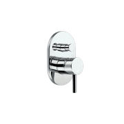 Elisa Oval Shower Divert Mixer Chrome gallery detail image