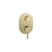 Scarab Shower Divert Mixer Brushed Gold gallery detail image