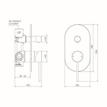 Linea Mains Pressure Diverter Mixer gallery detail image