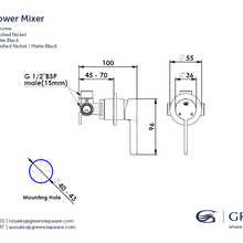 Glint Shower Mixer gallery detail image