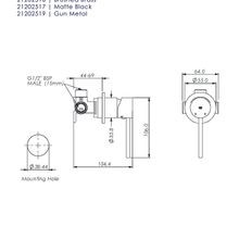 Maci Mini Shower Mixer gallery detail image