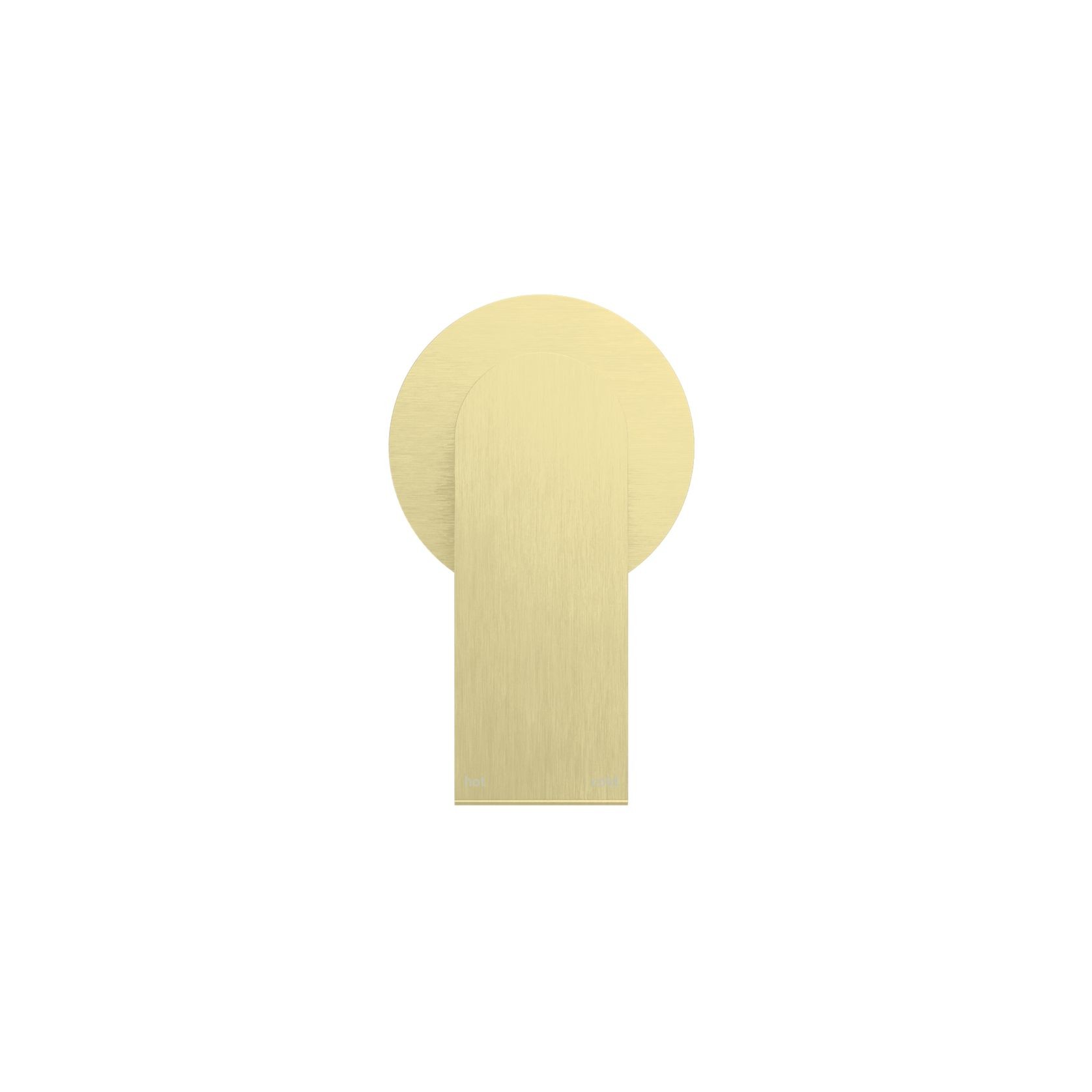 Bianca Shower Mixer 80mm Plate | Brushed Gold gallery detail image
