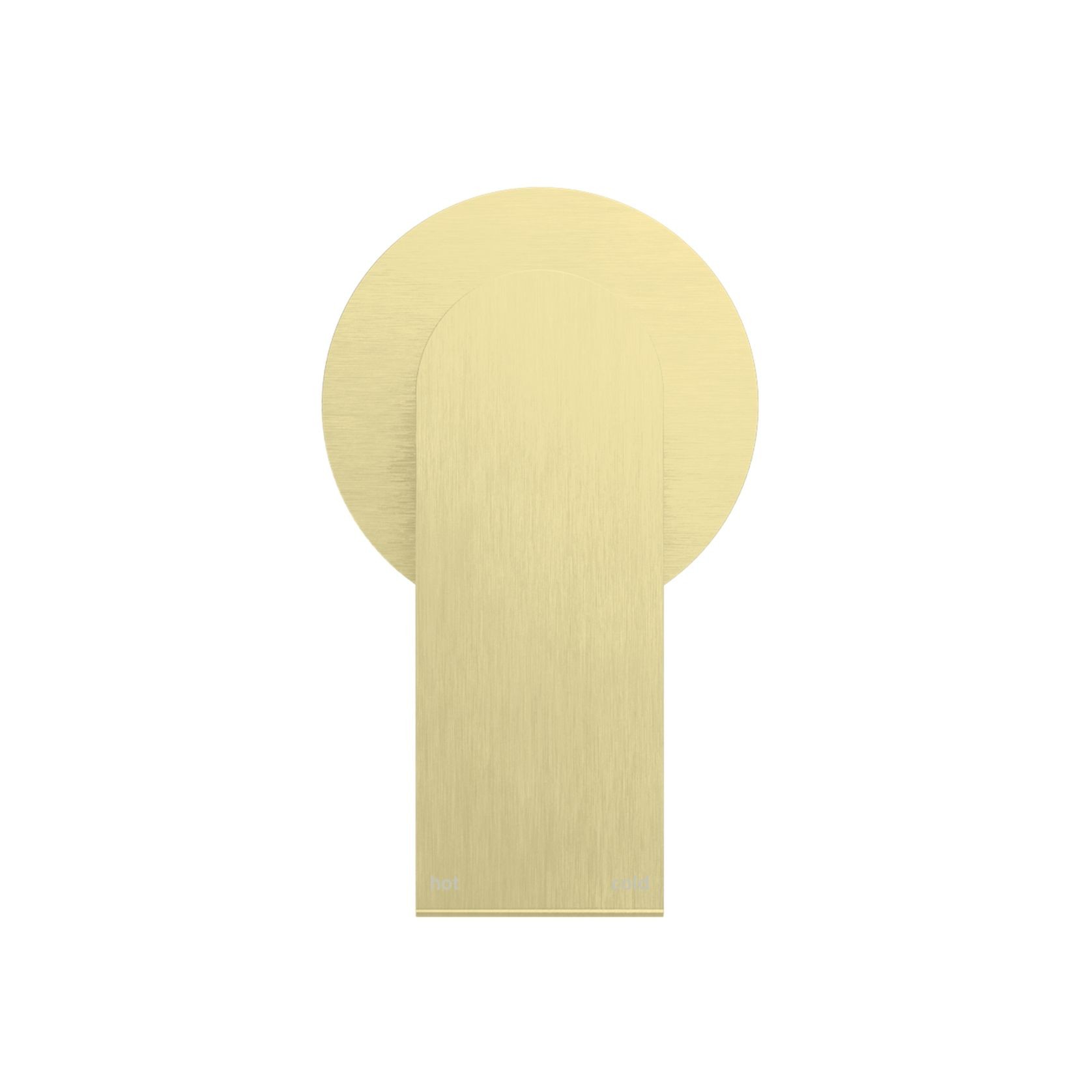 Bianca Shower Mixer 80mm Plate | Brushed Gold gallery detail image