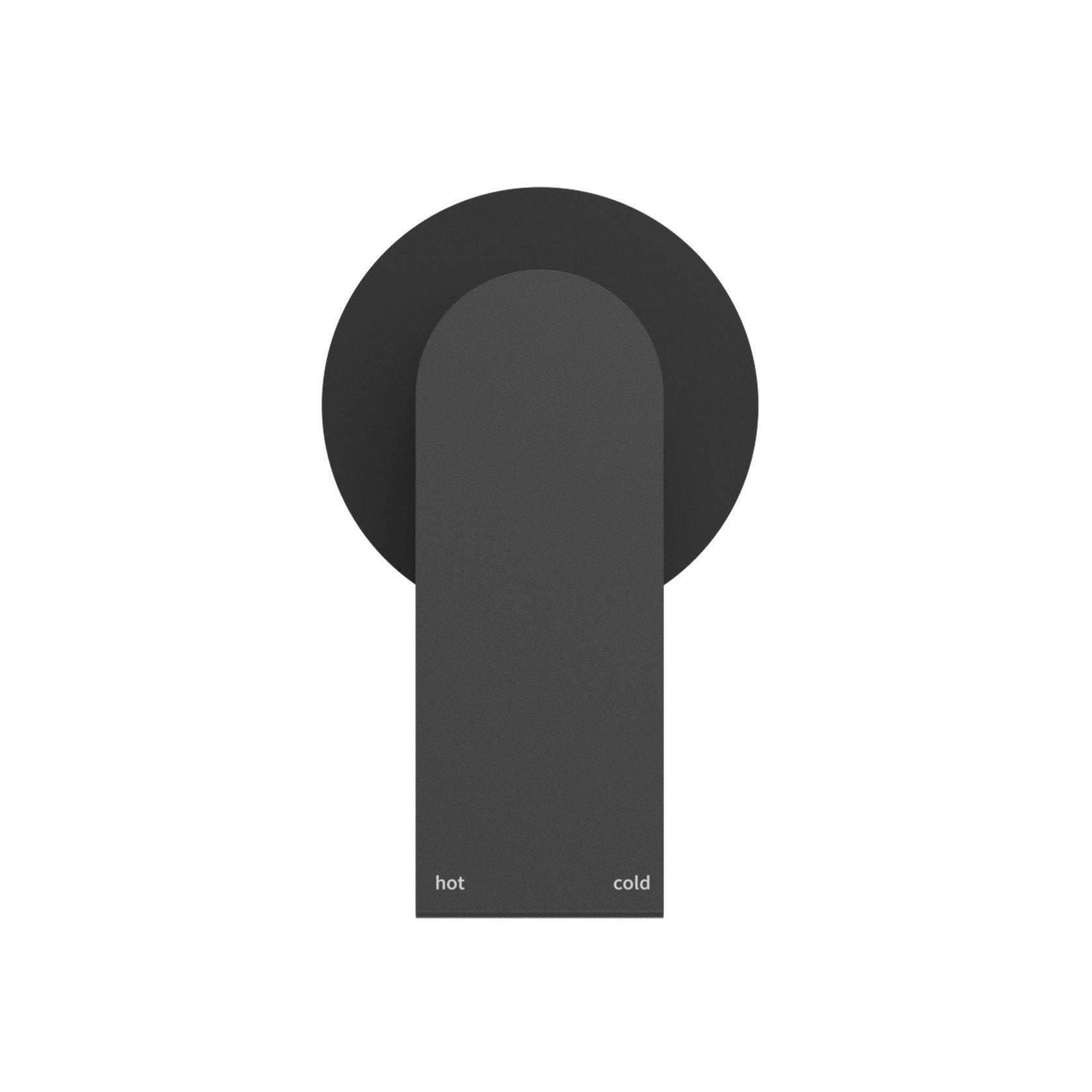 Bianca Shower Mixer 80mm Plate | Matte Black gallery detail image