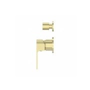 Bianca Shower Mixer & Divertor Back Plate | Brushed Gold gallery detail image