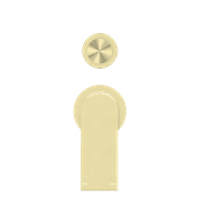 Bianca Shower Mixer & Divertor Back Plate | Brushed Gold gallery detail image