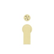 Bianca Shower Mixer & Divertor Back Plate | Brushed Gold gallery detail image