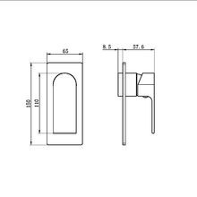 Bianca Shower Mixer Trim Kits | Brushed Bronze gallery detail image