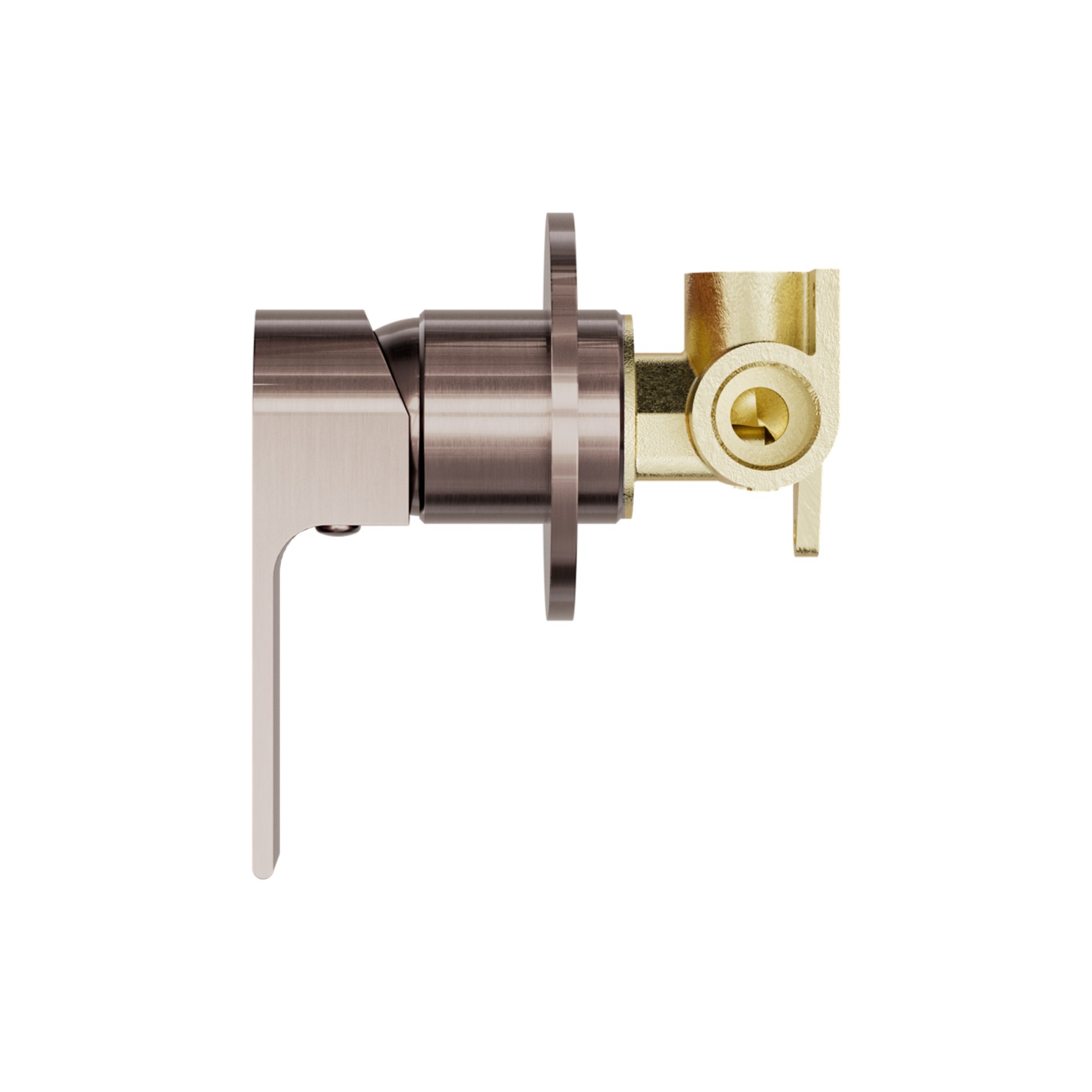 Bianca Shower Mixer 80mm Plate | Brushed Bronze gallery detail image