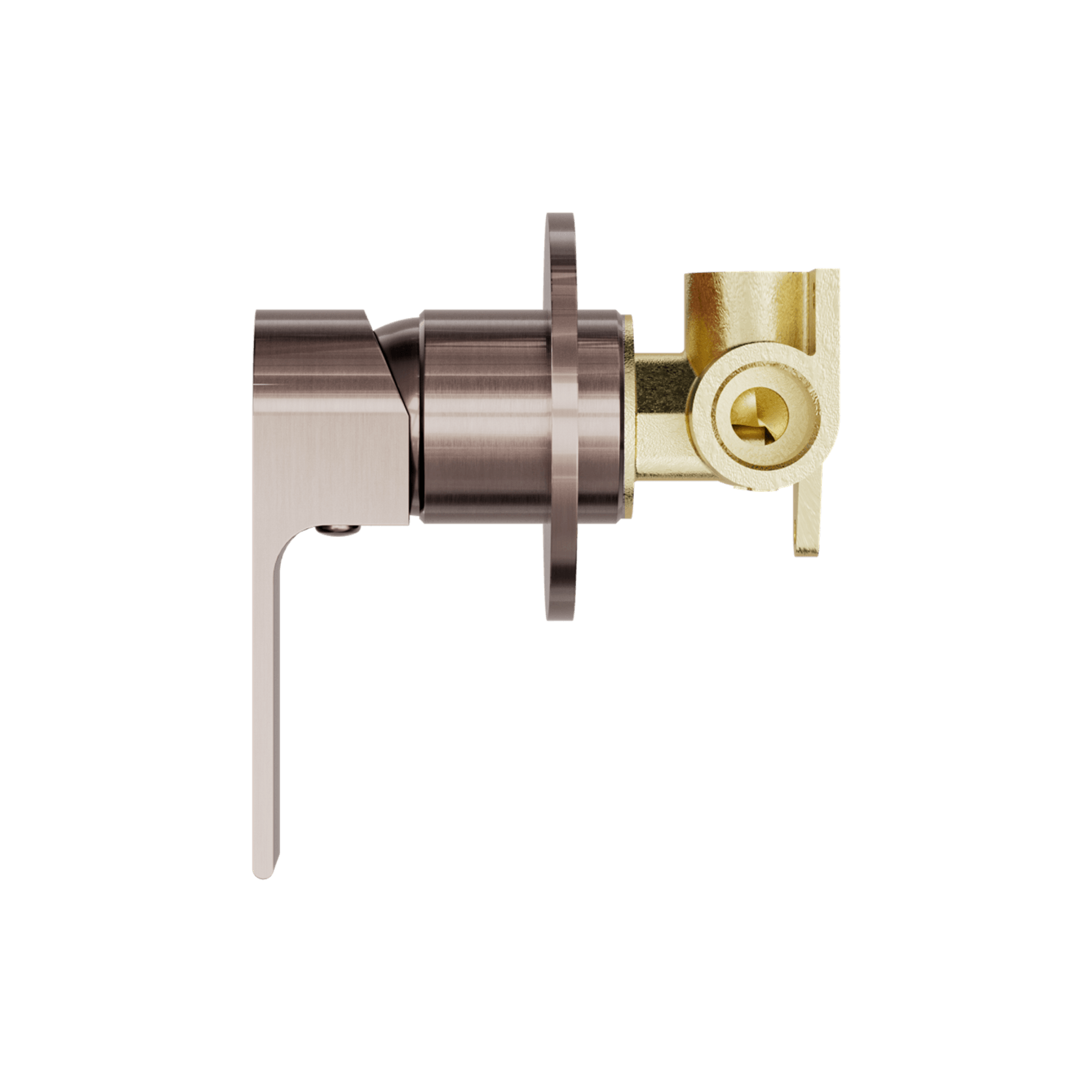 Bianca Shower Mixer 80mm Plate | Brushed Bronze gallery detail image