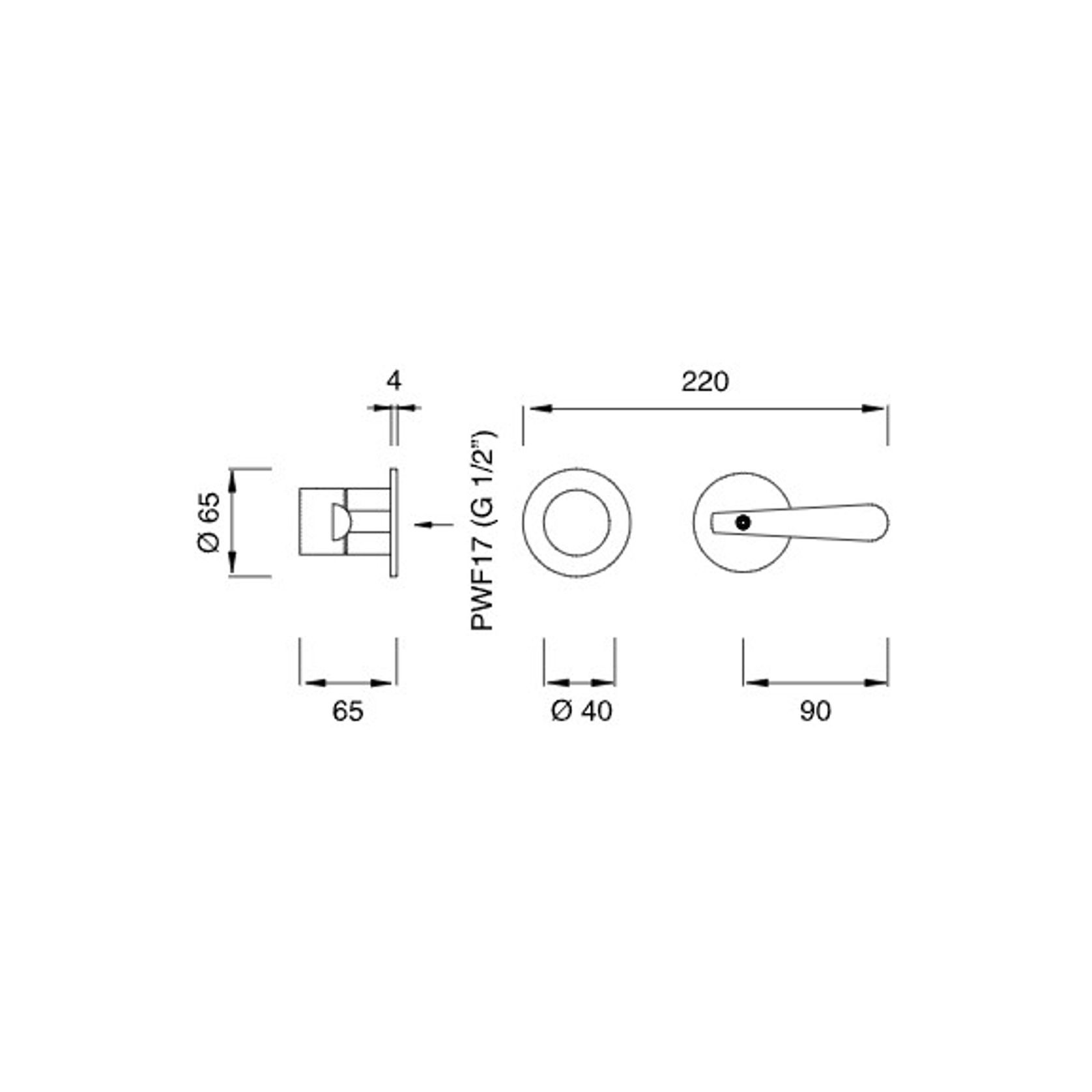 LUTEZIA Shower Mixer by CEA gallery detail image