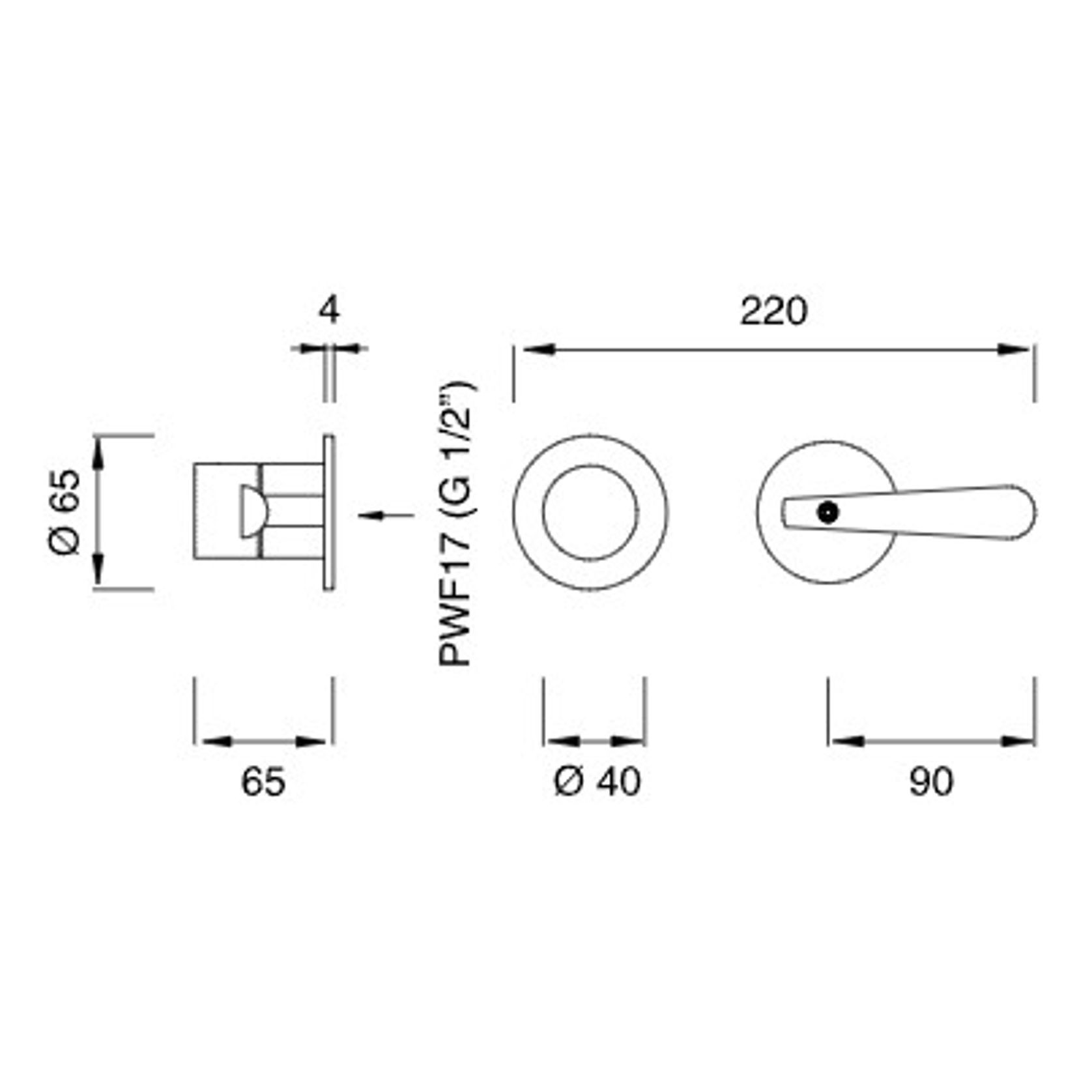 LUTEZIA Shower Mixer by CEA gallery detail image