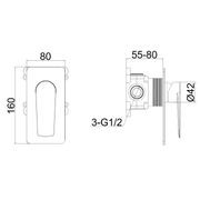 CODE Pure Shower Mixer - 7 Colours gallery detail image
