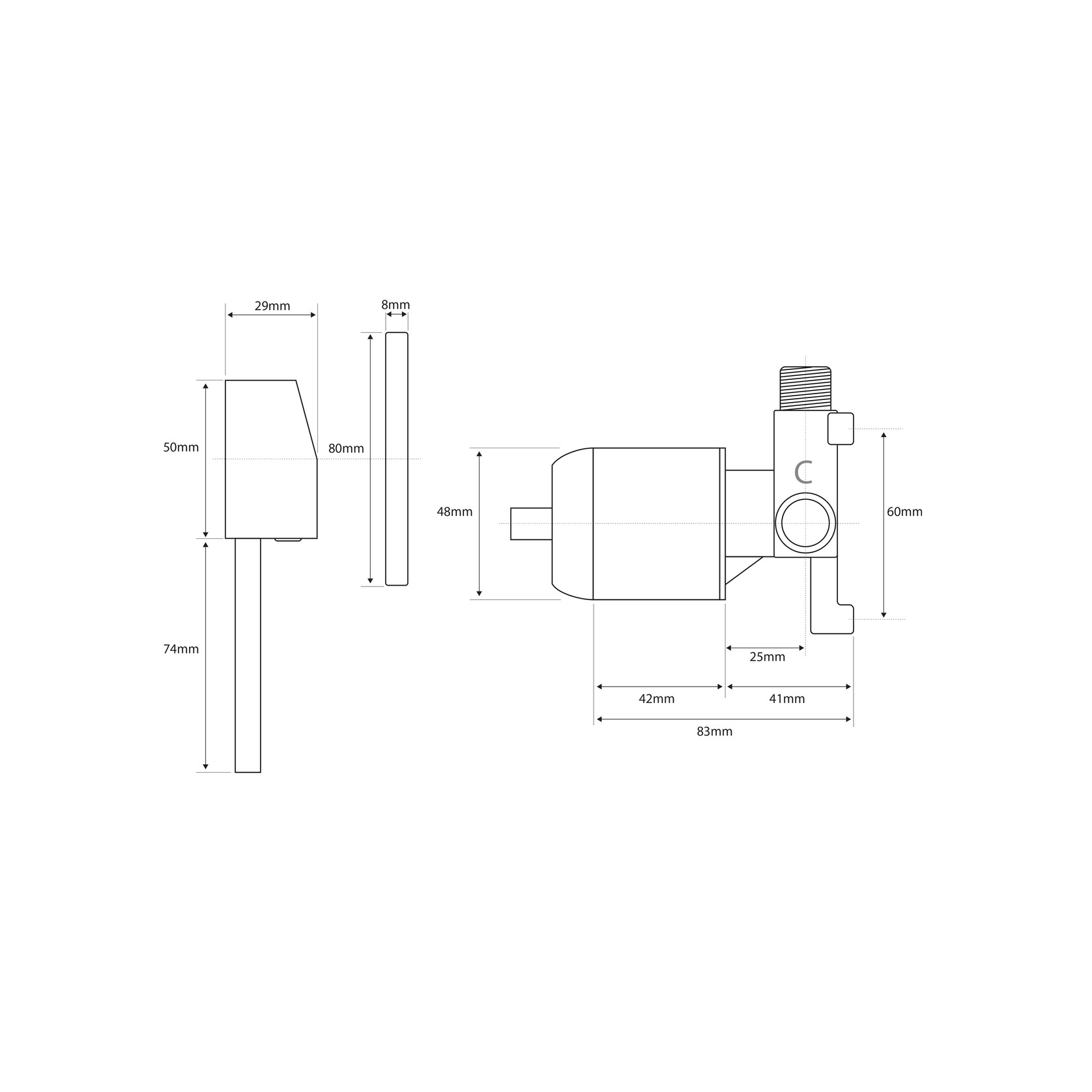 Storm Ultra Shower Mixer gallery detail image