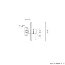 Coastline Outdoor Shower Mixer gallery detail image