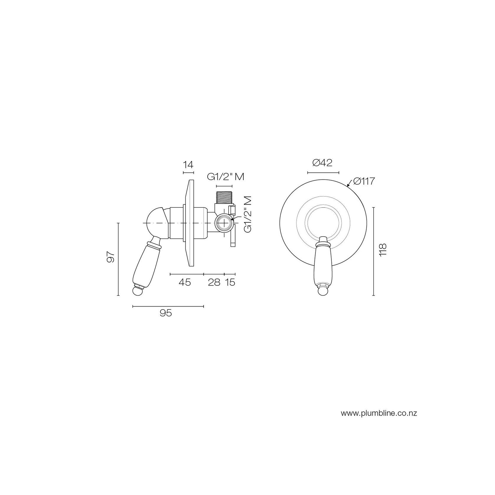 Consort Shower Mixer gallery detail image