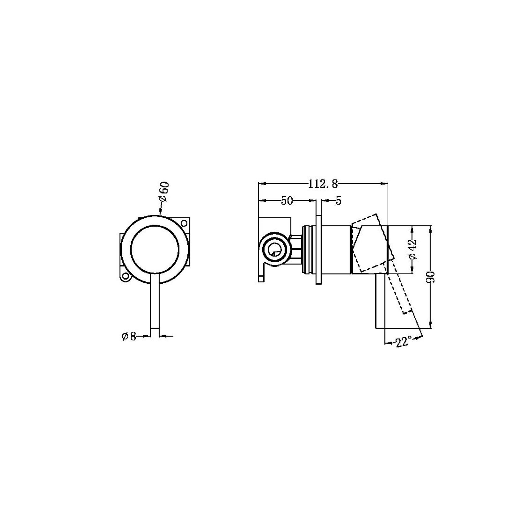 Zen SS316L Shower Mixer | Brushed Nickel gallery detail image