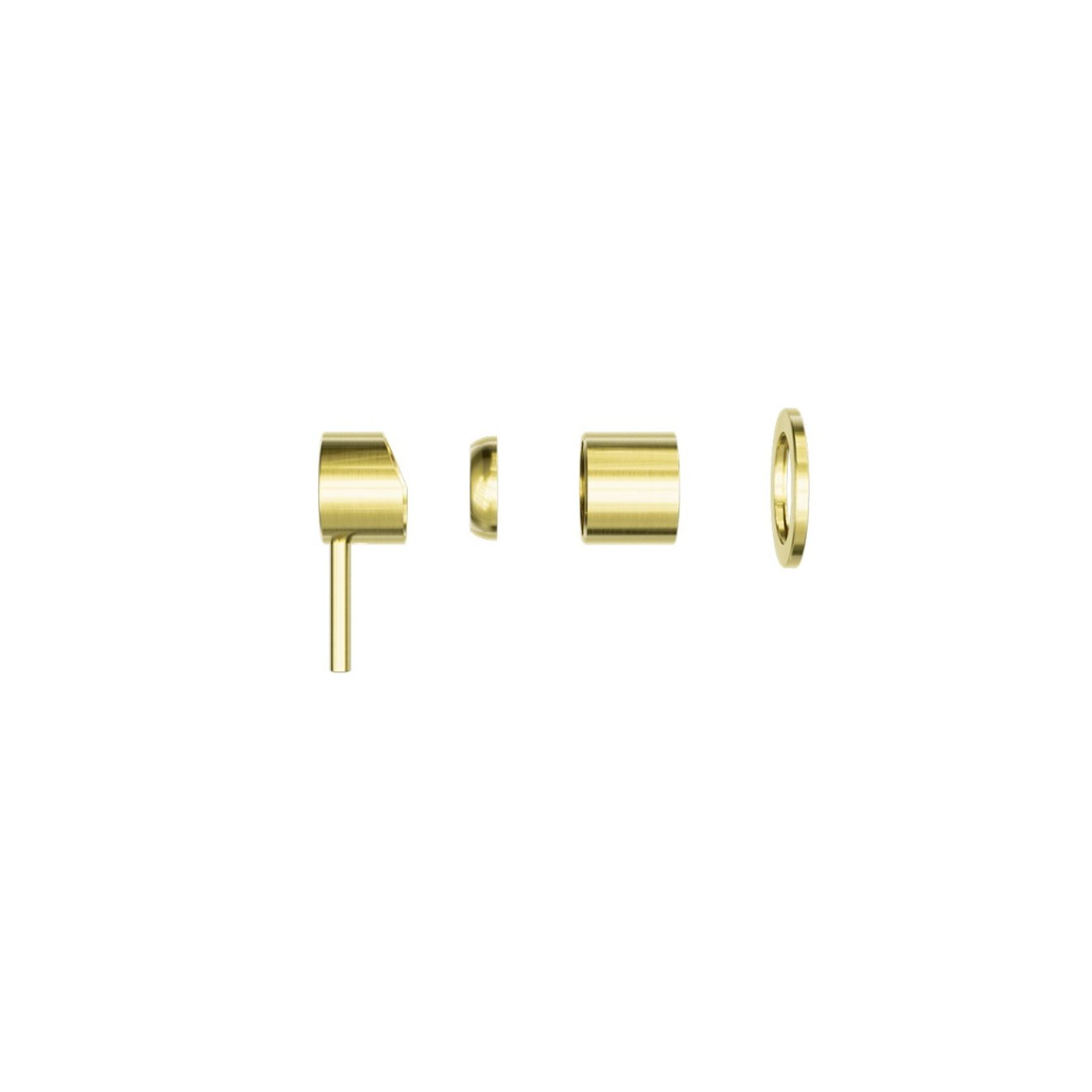 Zen SS316L Shower Mixer Trim Kits | Brushed Gold gallery detail image