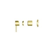 Zen SS316L Shower Mixer Trim Kits | Brushed Gold gallery detail image
