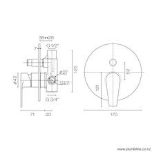 Eco Style Diverter Mixer gallery detail image