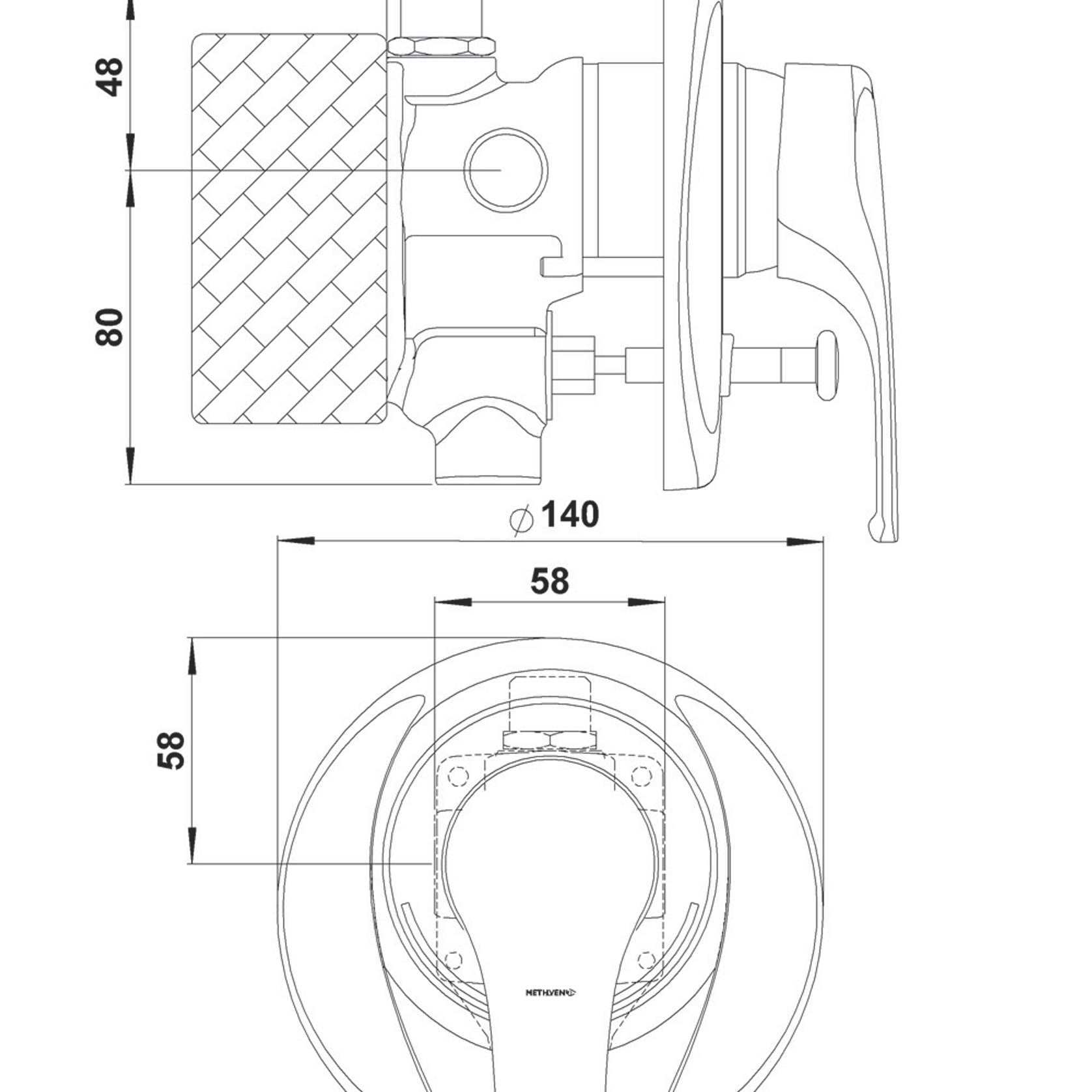 Futura Shower Mixer with Diverter gallery detail image