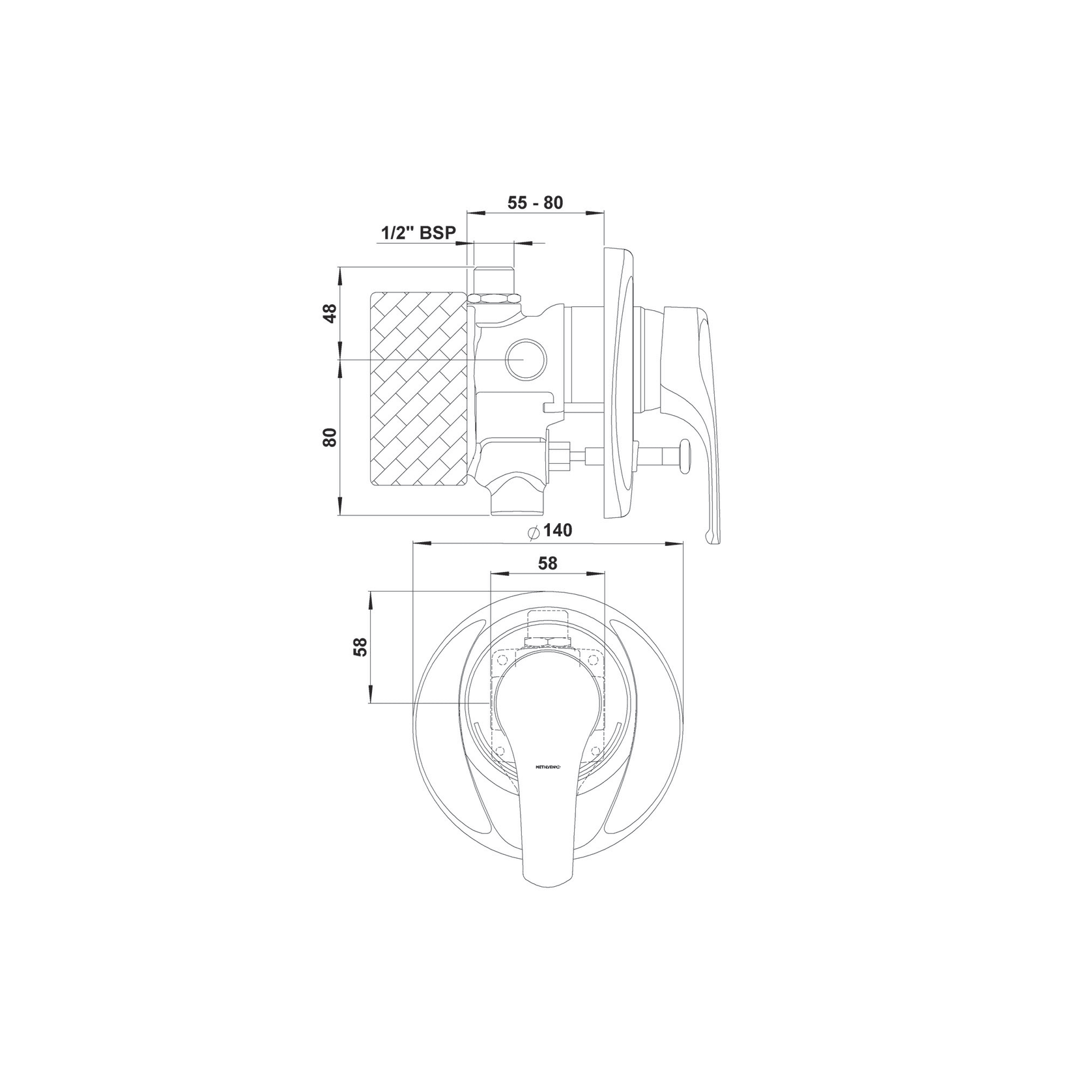 Futura Shower Mixer with Diverter gallery detail image