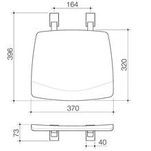 Opal Support Shower Seat Folding gallery detail image