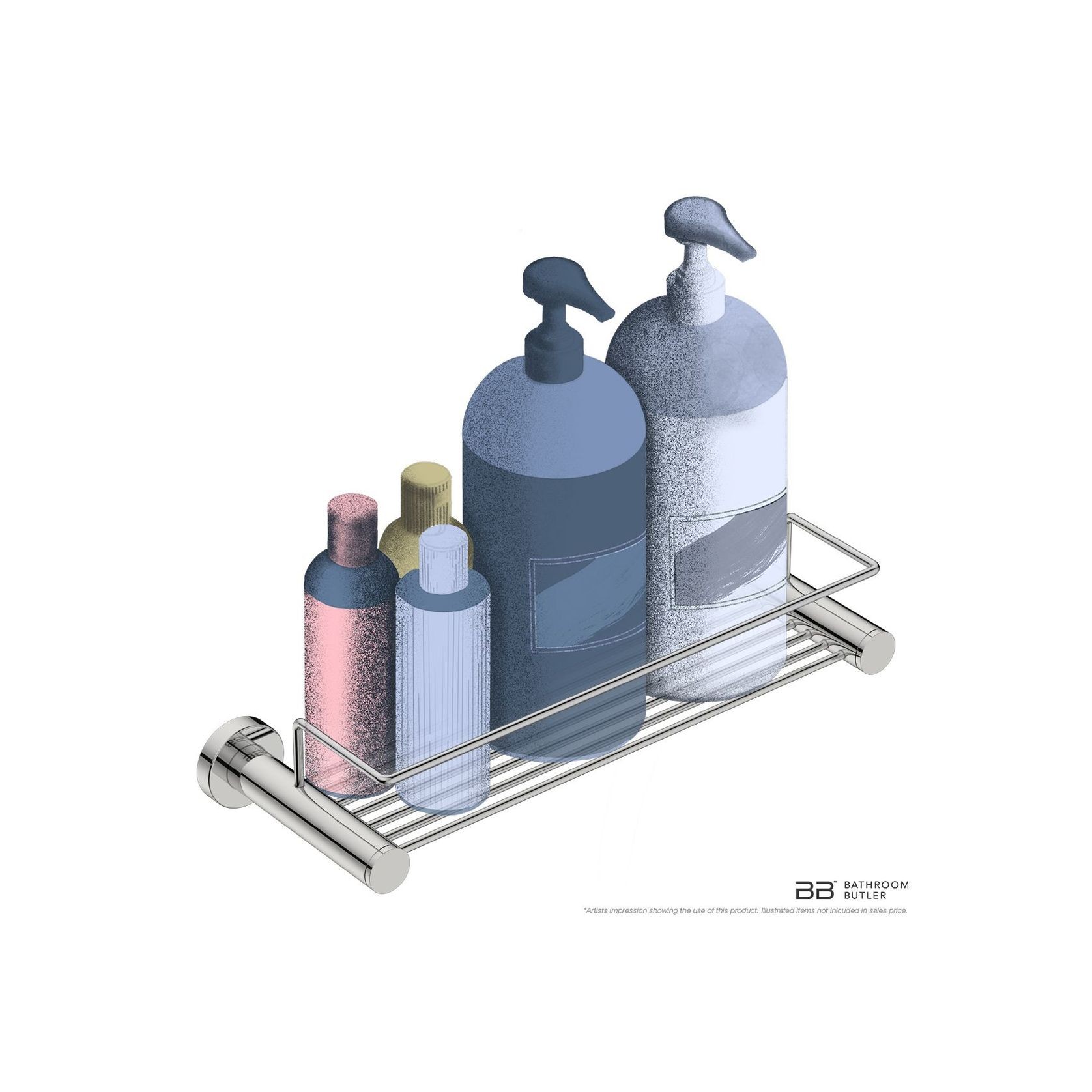 Shower Rack 330mm - 4600 Series Number 4620 gallery detail image