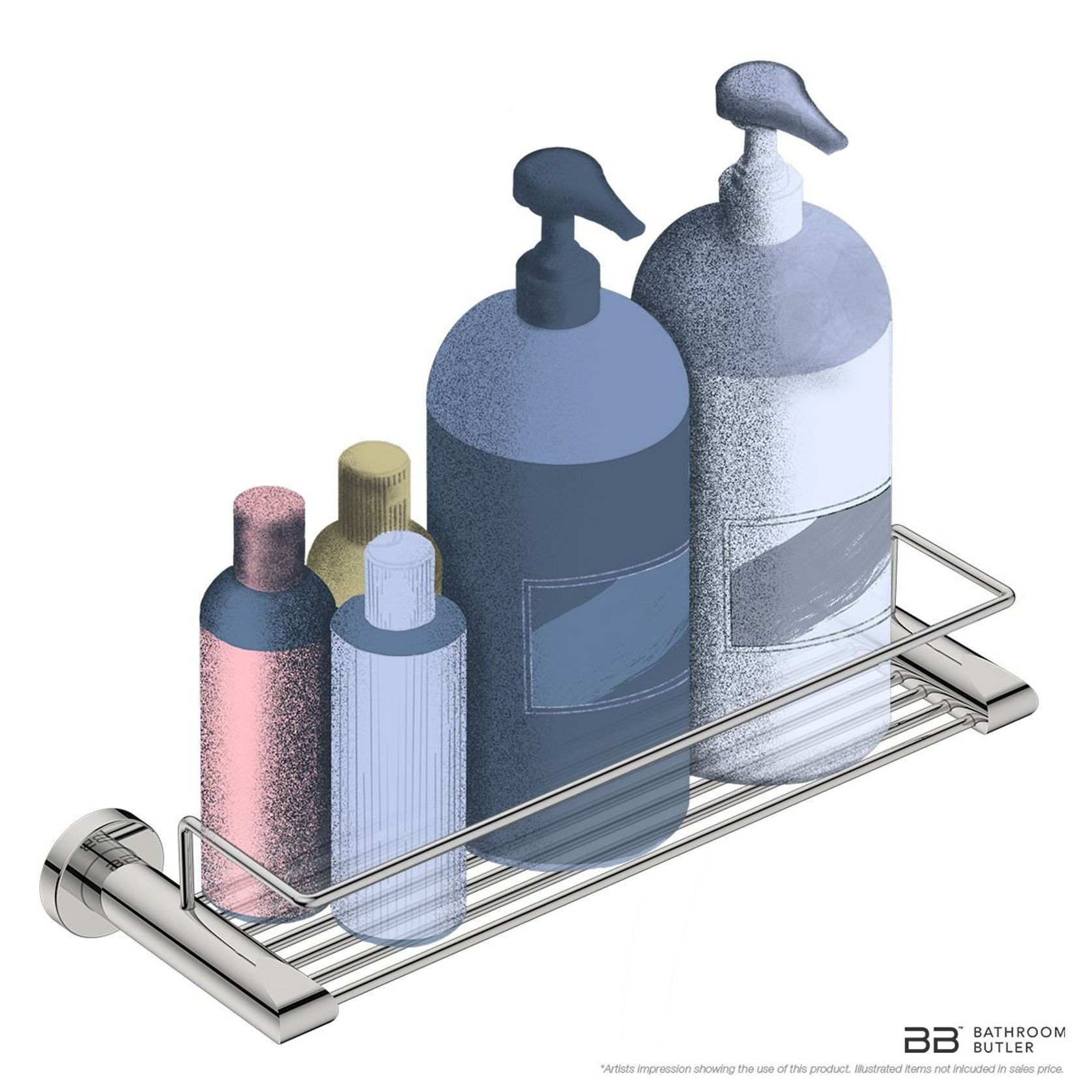 Shower Rack 330mm - 8200 Series Number 8220 gallery detail image