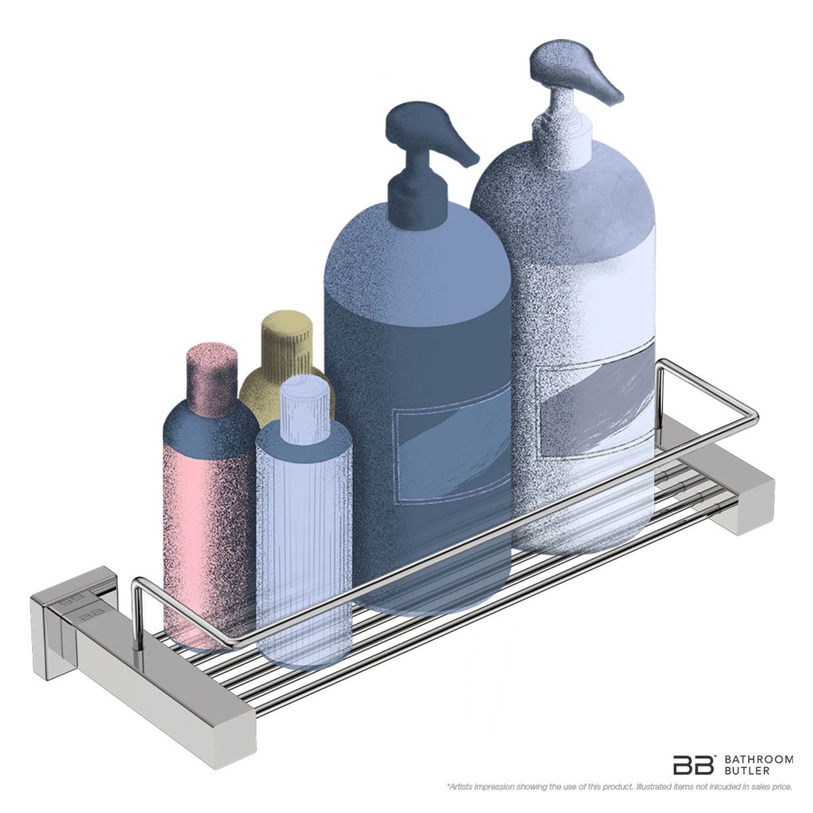 Shower Rack 330mm - 8500 Series Number 8520 gallery detail image
