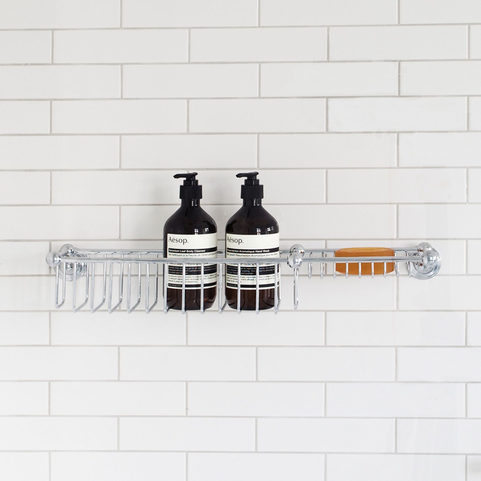 Perrin & Rowe Shower Basket with Soap Tray gallery detail image