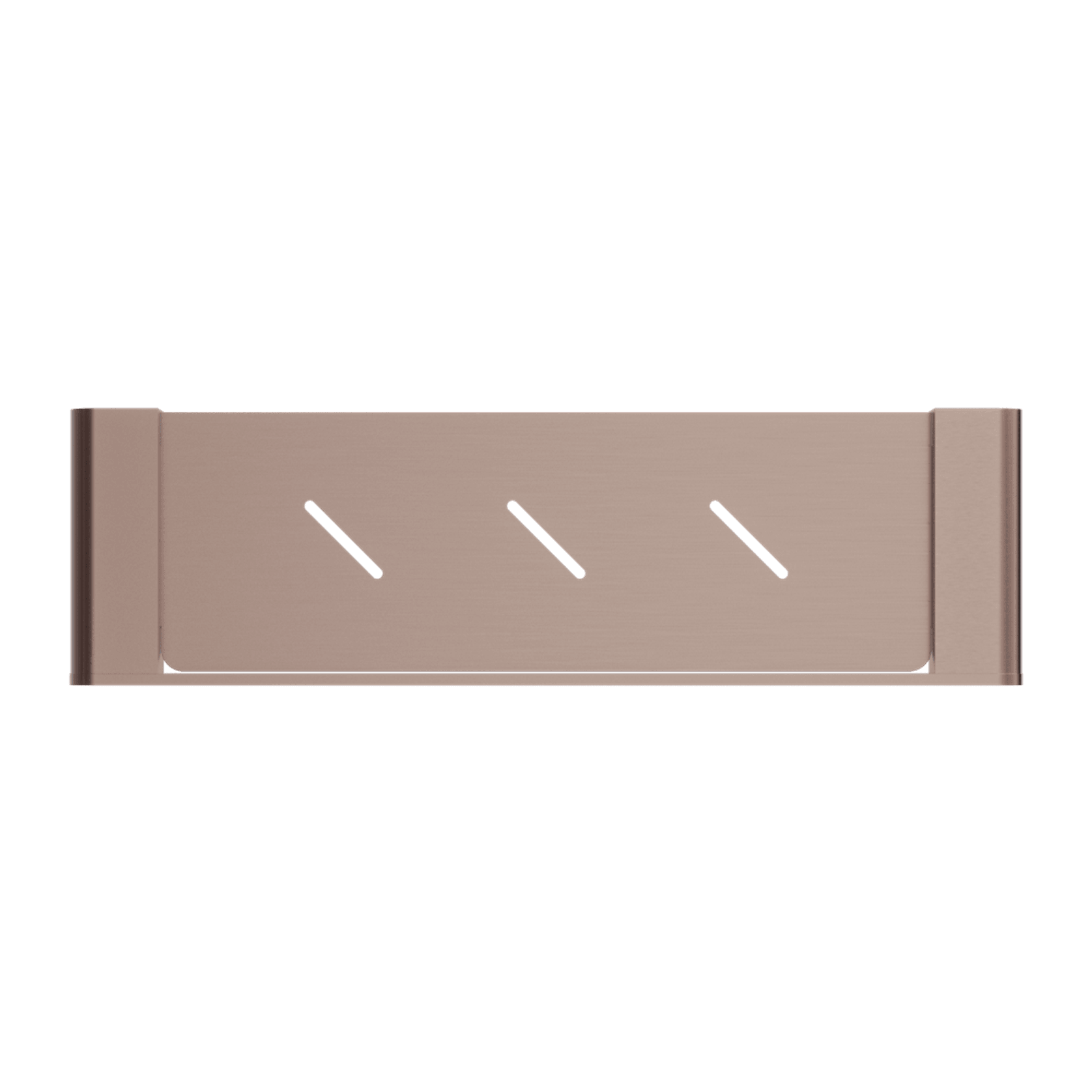 Bianca Metal Shower Shelf | Brushed Bronze gallery detail image