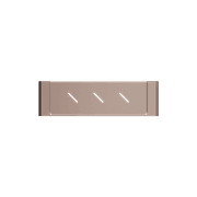 Bianca Metal Shower Shelf | Brushed Bronze gallery detail image