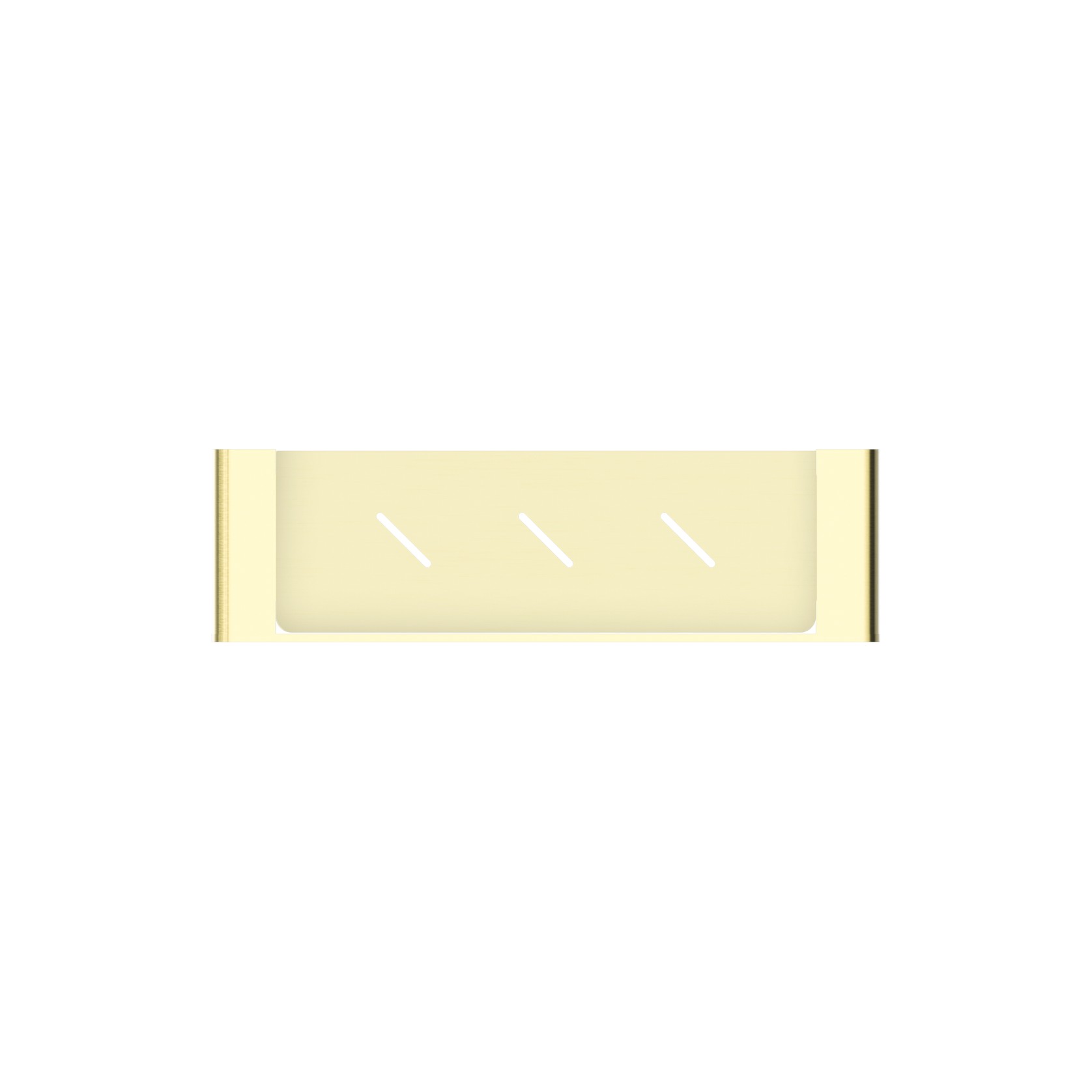 Bianca Metal Shower Shelf | Brushed Gold gallery detail image