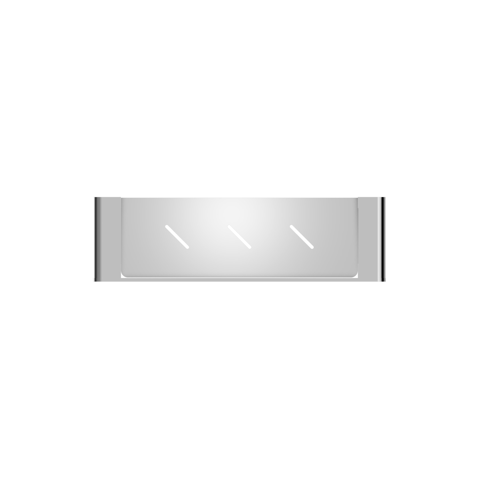 Bianca Metal Shower Shelf | Chrome gallery detail image