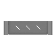 Bianca Metal Shower Shelf | Gun Metal gallery detail image